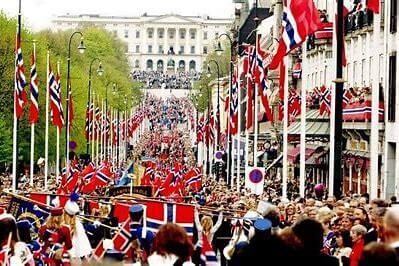 la festa nazionale norvegese il 17 Maggio